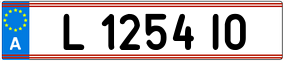 Truck License Plate